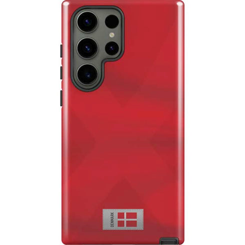 Denmark Soccer Flag Galaxy S23 Ultra Pro Case